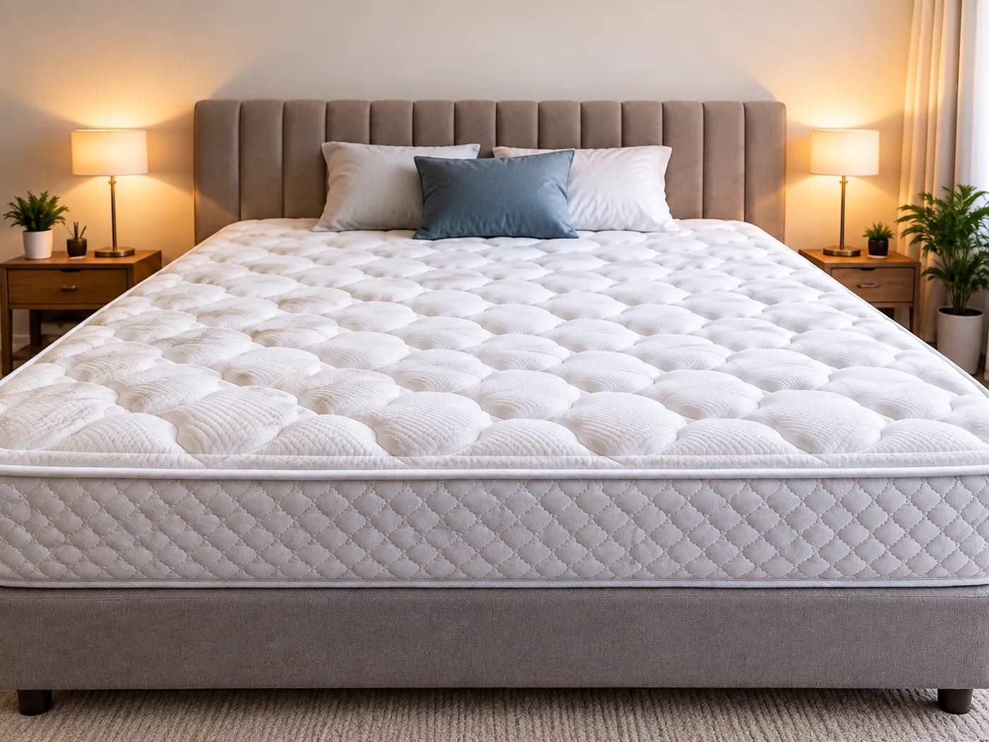 Higienização de cama estofada depois da higienização